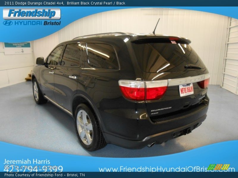 Brilliant Black Crystal Pearl / Black 2011 Dodge Durango Citadel 4x4