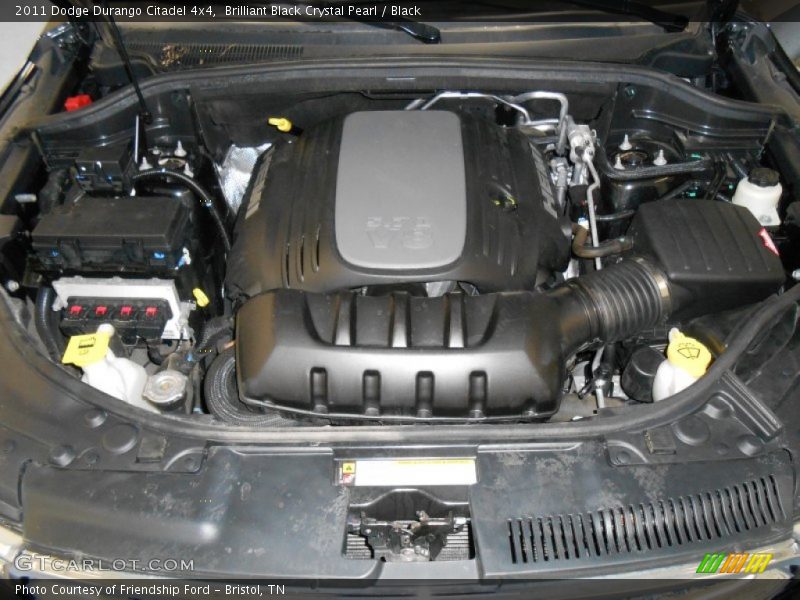 Brilliant Black Crystal Pearl / Black 2011 Dodge Durango Citadel 4x4