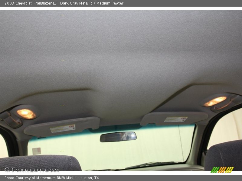 Dark Gray Metallic / Medium Pewter 2003 Chevrolet TrailBlazer LS