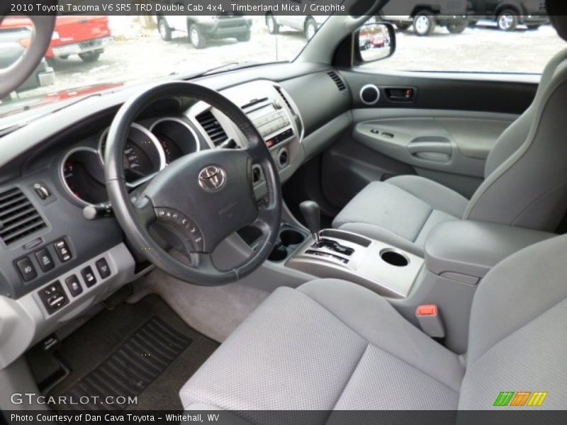 Timberland Mica / Graphite 2010 Toyota Tacoma V6 SR5 TRD Double Cab 4x4