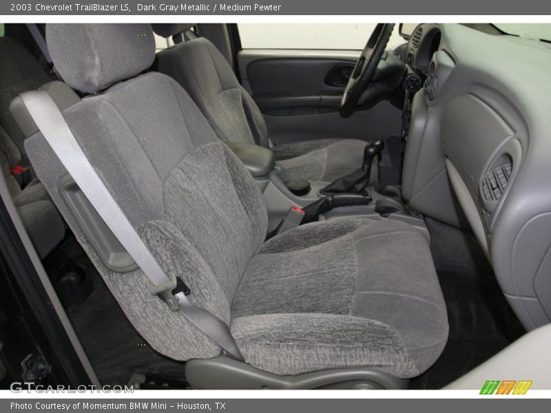 Dark Gray Metallic / Medium Pewter 2003 Chevrolet TrailBlazer LS
