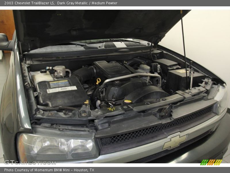 Dark Gray Metallic / Medium Pewter 2003 Chevrolet TrailBlazer LS