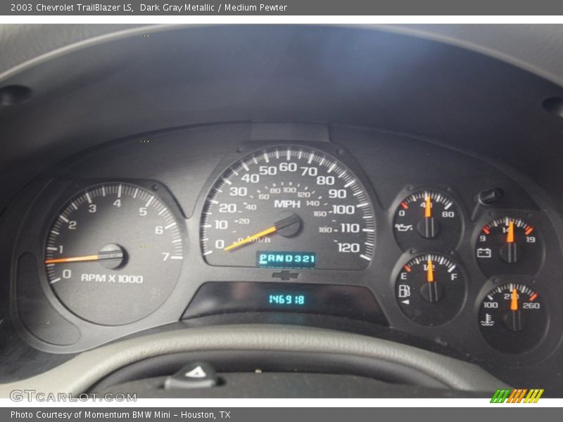  2003 TrailBlazer LS LS Gauges