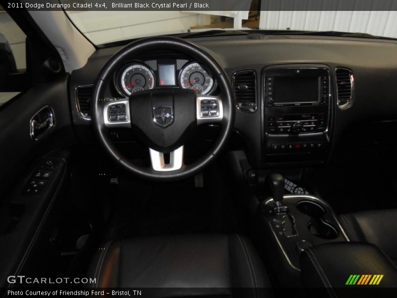 Brilliant Black Crystal Pearl / Black 2011 Dodge Durango Citadel 4x4