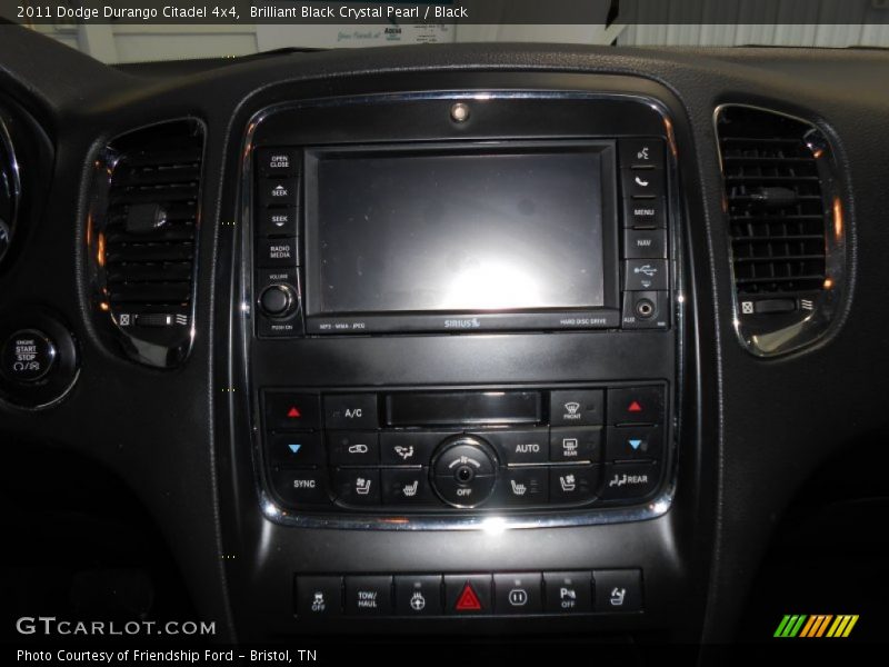 Brilliant Black Crystal Pearl / Black 2011 Dodge Durango Citadel 4x4