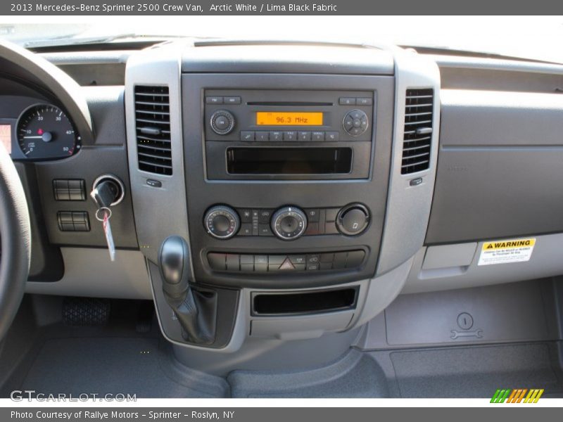 Controls of 2013 Sprinter 2500 Crew Van