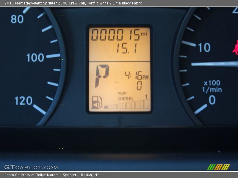 Arctic White / Lima Black Fabric 2013 Mercedes-Benz Sprinter 2500 Crew Van