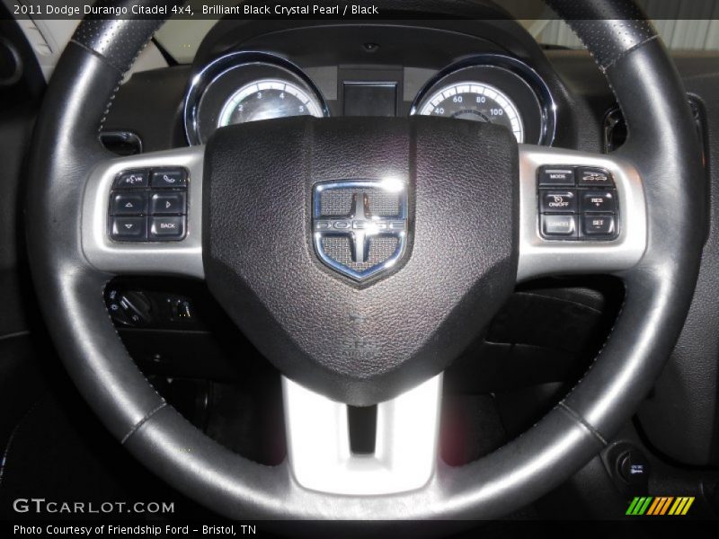 Brilliant Black Crystal Pearl / Black 2011 Dodge Durango Citadel 4x4
