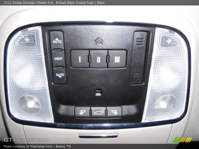 Brilliant Black Crystal Pearl / Black 2011 Dodge Durango Citadel 4x4