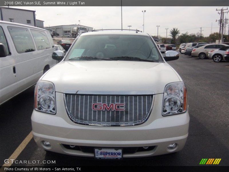 Summit White / Light Tan 2008 GMC Yukon SLE