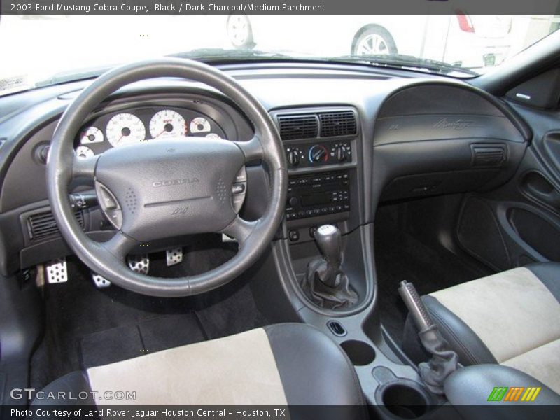 Dark Charcoal/Medium Parchment Interior - 2003 Mustang Cobra Coupe 