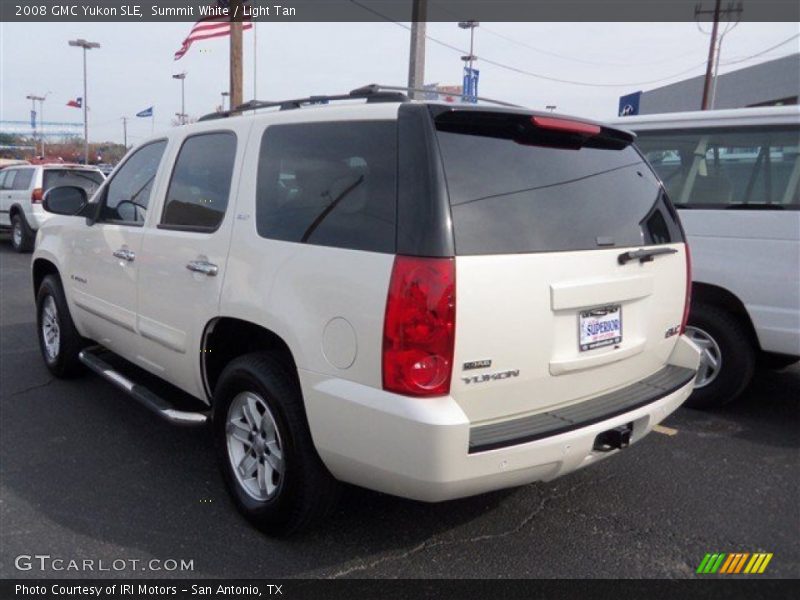 Summit White / Light Tan 2008 GMC Yukon SLE