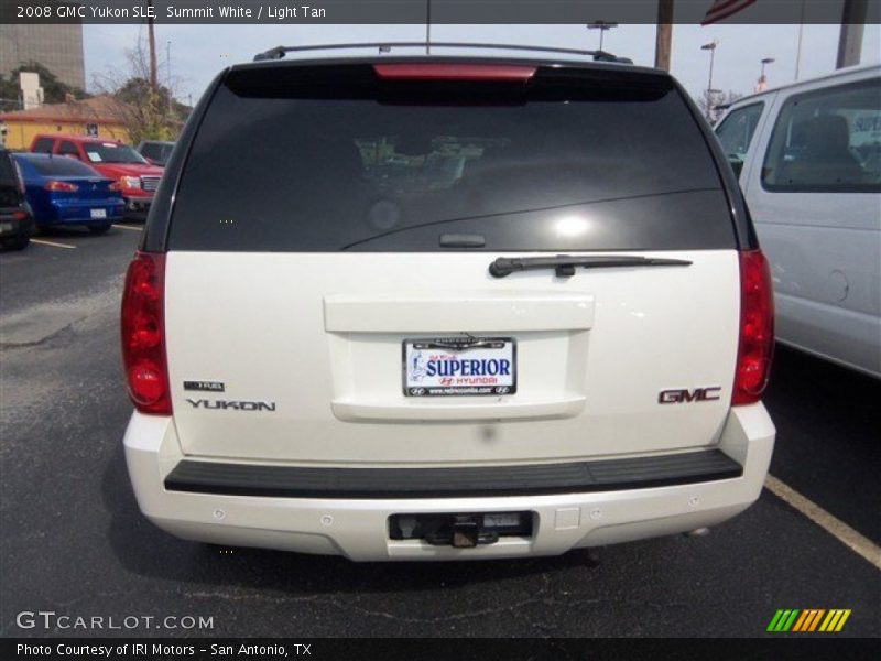 Summit White / Light Tan 2008 GMC Yukon SLE