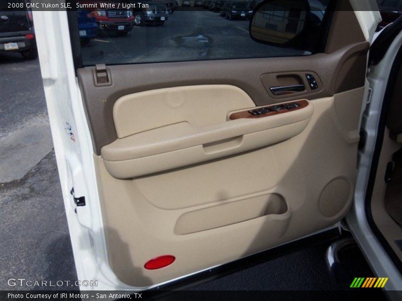 Summit White / Light Tan 2008 GMC Yukon SLE