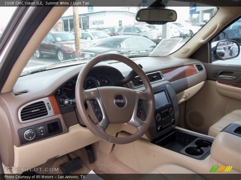 Summit White / Light Tan 2008 GMC Yukon SLE