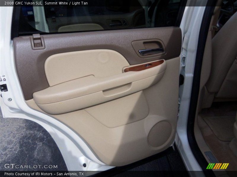 Summit White / Light Tan 2008 GMC Yukon SLE