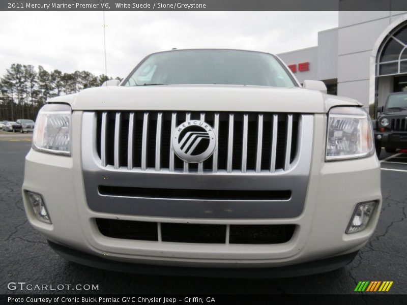 White Suede / Stone/Greystone 2011 Mercury Mariner Premier V6