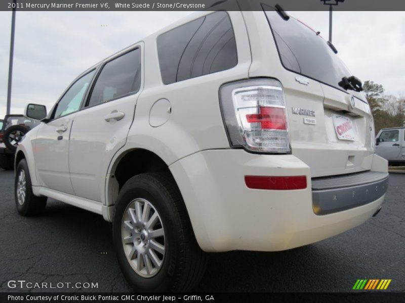 White Suede / Stone/Greystone 2011 Mercury Mariner Premier V6
