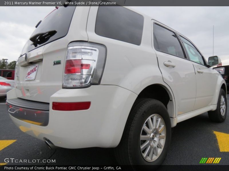 White Suede / Stone/Greystone 2011 Mercury Mariner Premier V6