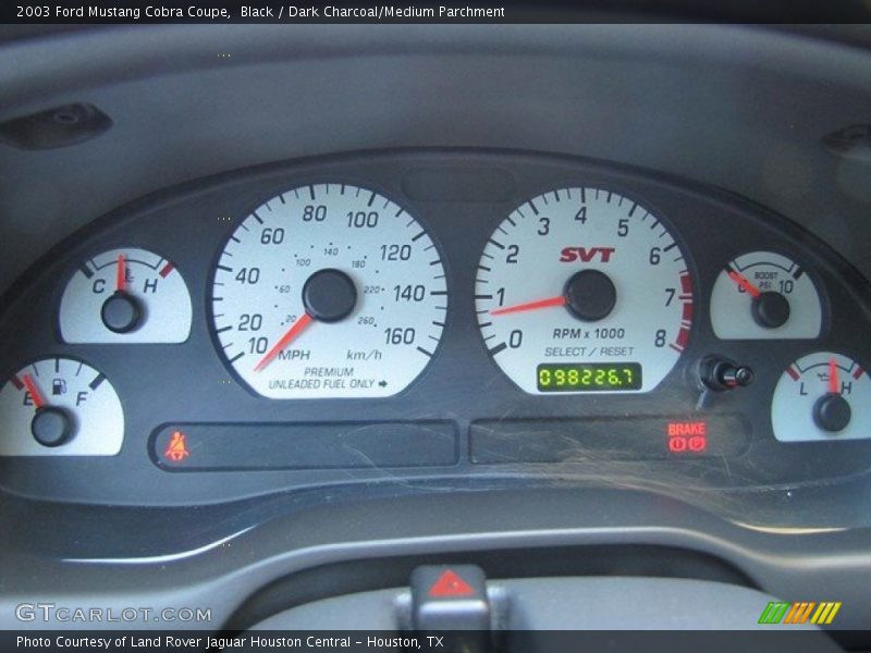  2003 Mustang Cobra Coupe Cobra Coupe Gauges