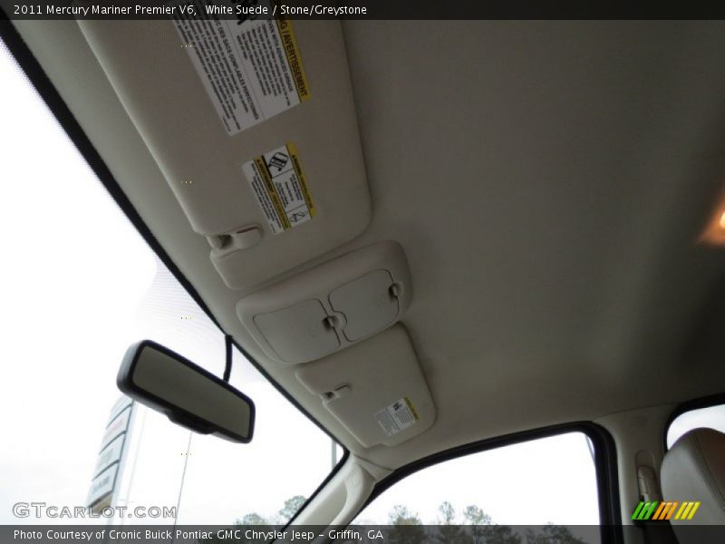 White Suede / Stone/Greystone 2011 Mercury Mariner Premier V6