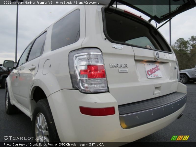 White Suede / Stone/Greystone 2011 Mercury Mariner Premier V6