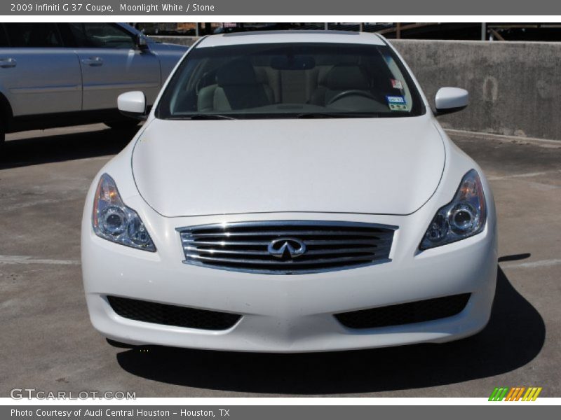 Moonlight White / Stone 2009 Infiniti G 37 Coupe