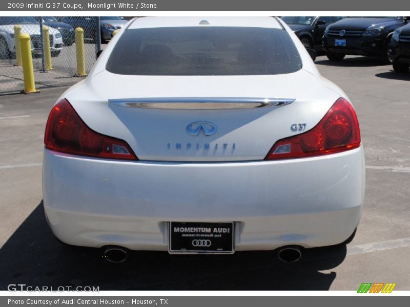 Moonlight White / Stone 2009 Infiniti G 37 Coupe