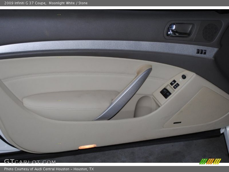 Moonlight White / Stone 2009 Infiniti G 37 Coupe