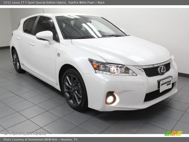 Starfire White Pearl / Black 2012 Lexus CT F Sport Special Edition Hybrid