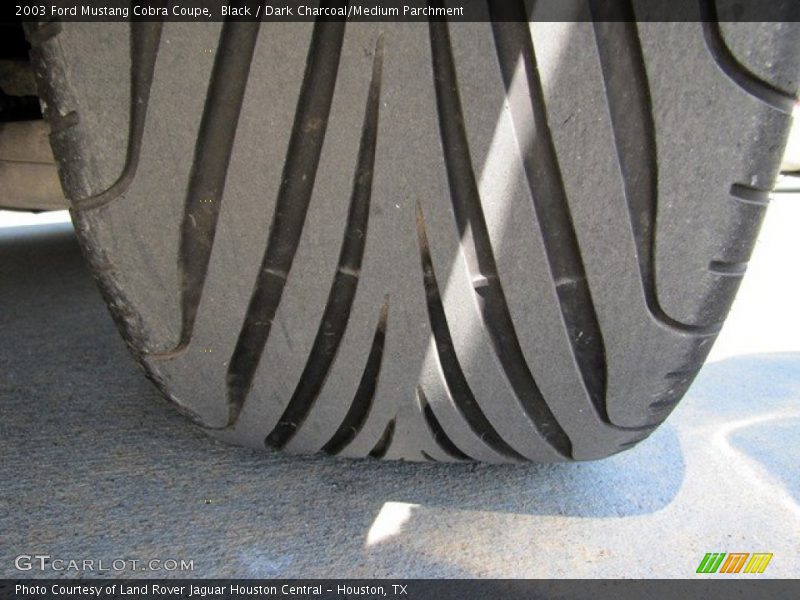 Black / Dark Charcoal/Medium Parchment 2003 Ford Mustang Cobra Coupe