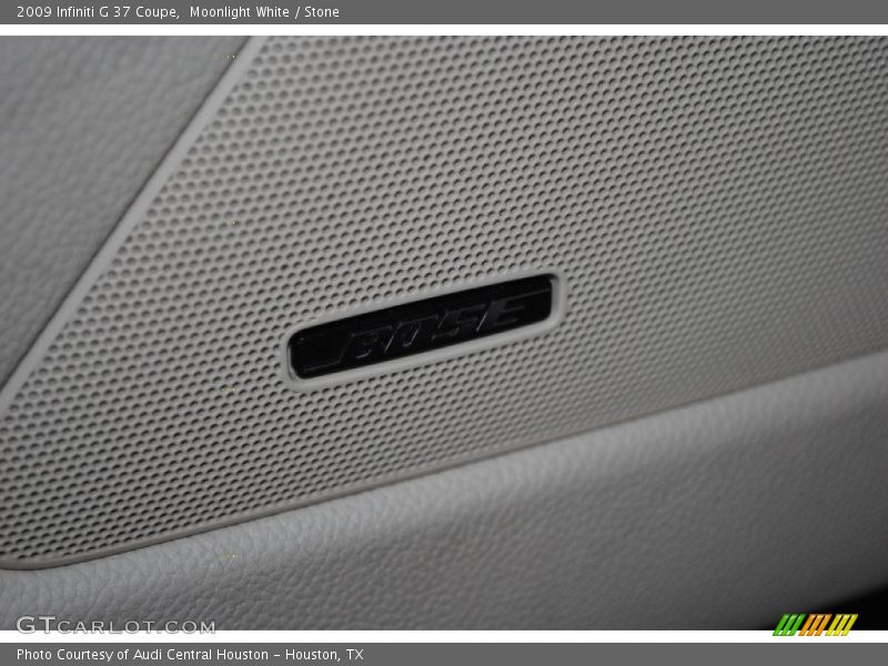 Moonlight White / Stone 2009 Infiniti G 37 Coupe