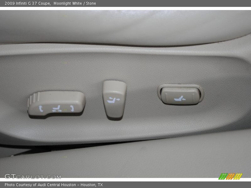 Moonlight White / Stone 2009 Infiniti G 37 Coupe