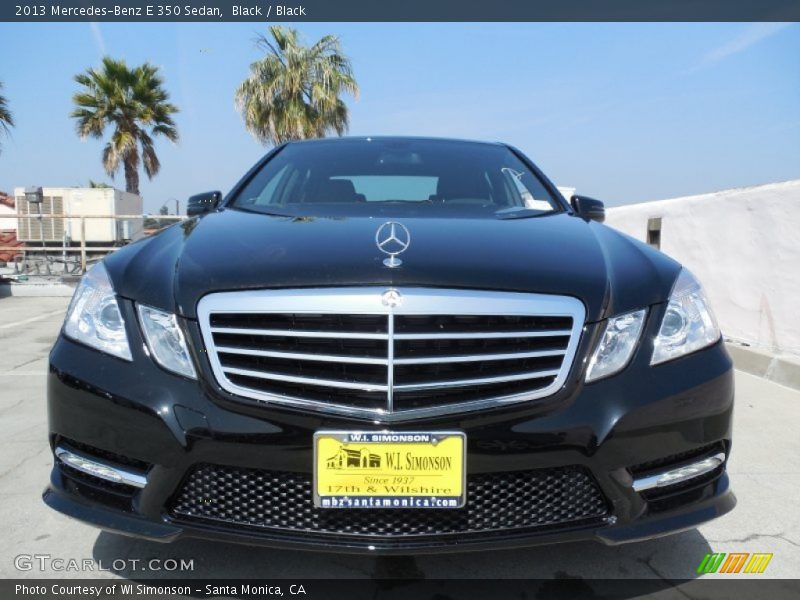 Black / Black 2013 Mercedes-Benz E 350 Sedan