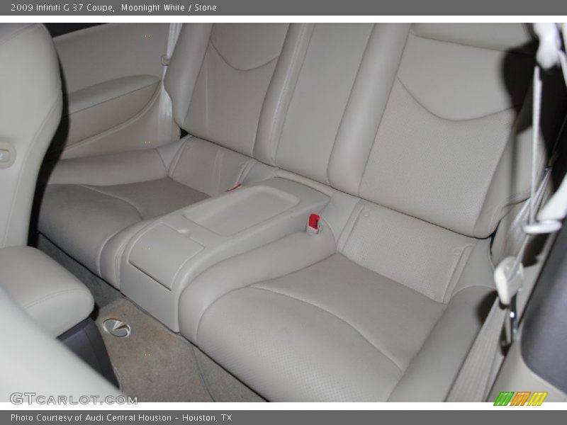 Moonlight White / Stone 2009 Infiniti G 37 Coupe