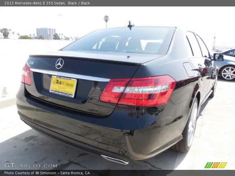 Black / Black 2013 Mercedes-Benz E 350 Sedan