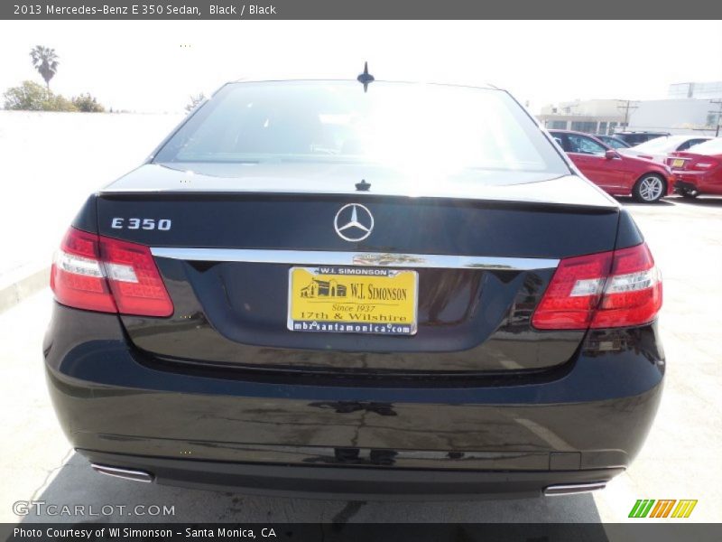 Black / Black 2013 Mercedes-Benz E 350 Sedan