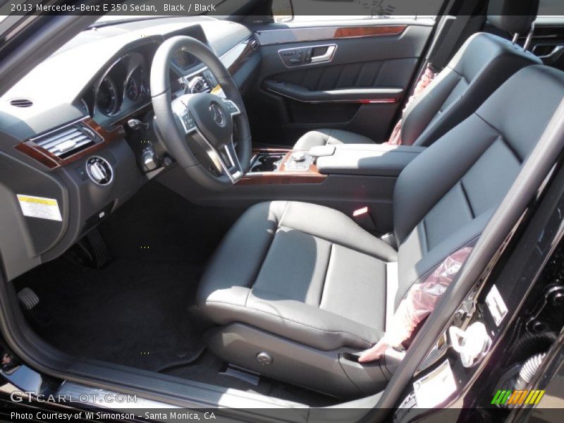 Black / Black 2013 Mercedes-Benz E 350 Sedan