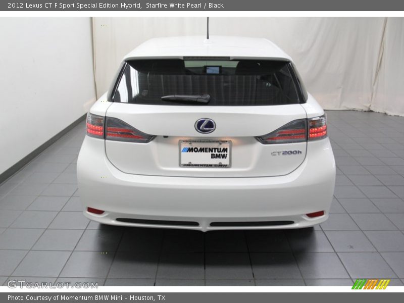Starfire White Pearl / Black 2012 Lexus CT F Sport Special Edition Hybrid