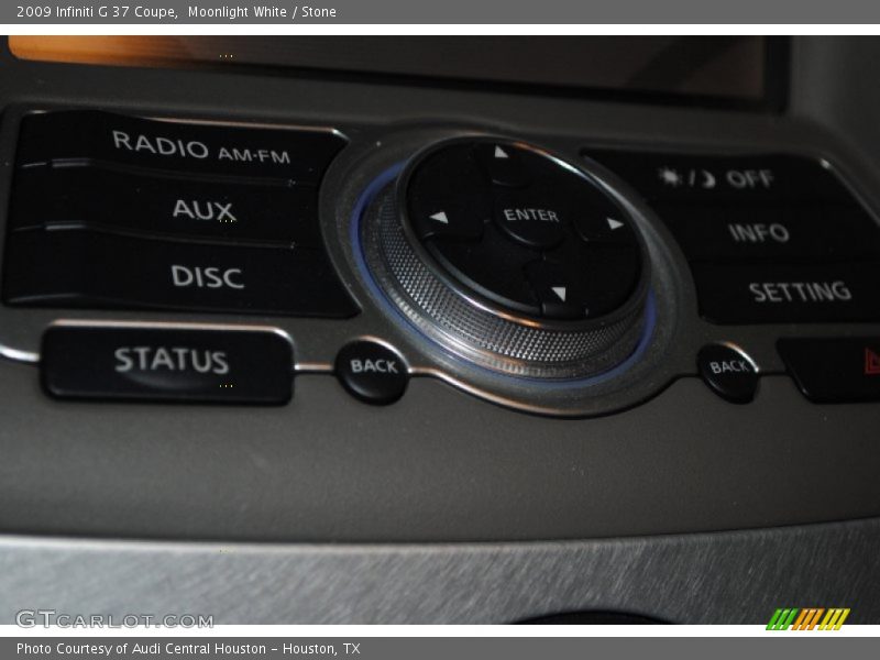 Moonlight White / Stone 2009 Infiniti G 37 Coupe