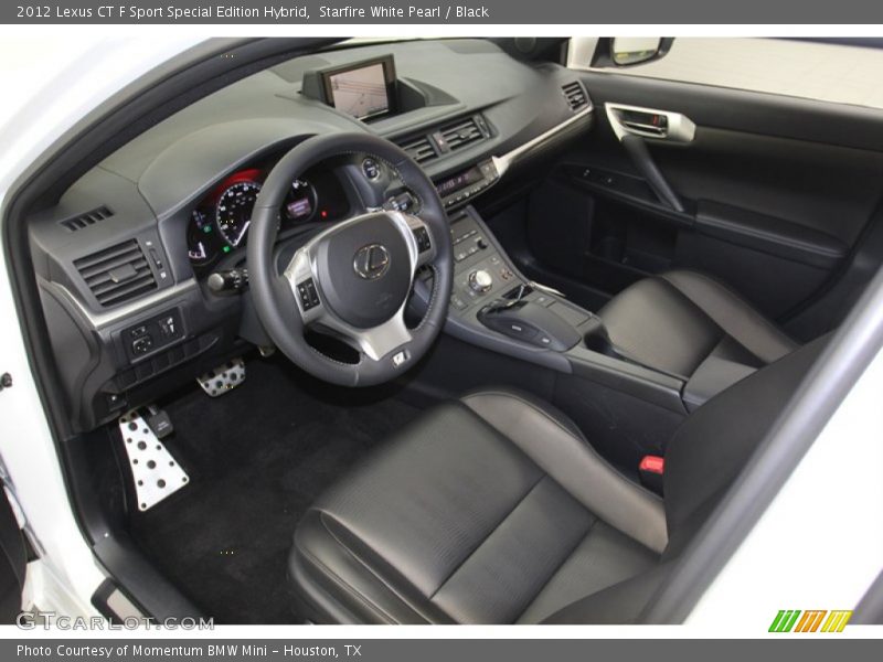 Black Interior - 2012 CT F Sport Special Edition Hybrid 