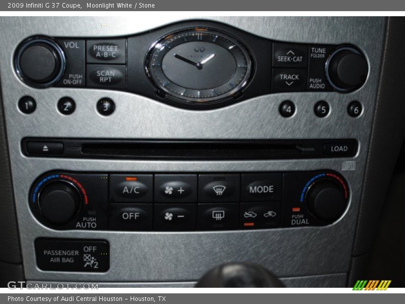 Moonlight White / Stone 2009 Infiniti G 37 Coupe