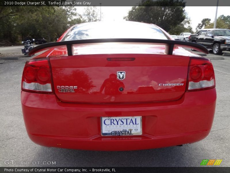 TorRed / Dark Slate Gray 2010 Dodge Charger SE