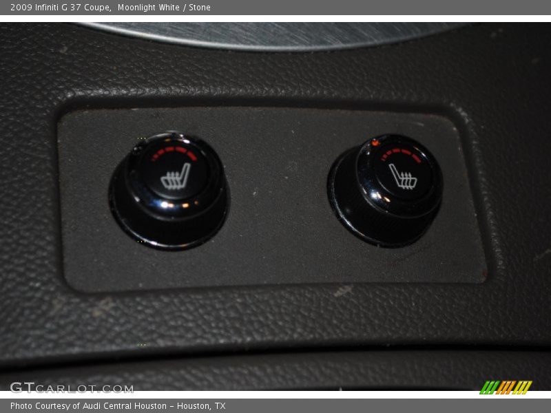 Moonlight White / Stone 2009 Infiniti G 37 Coupe