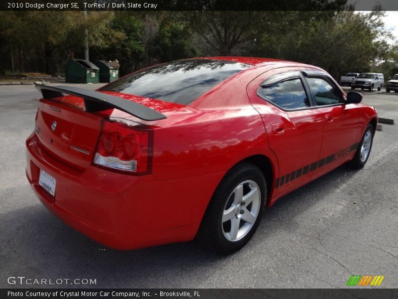 TorRed / Dark Slate Gray 2010 Dodge Charger SE
