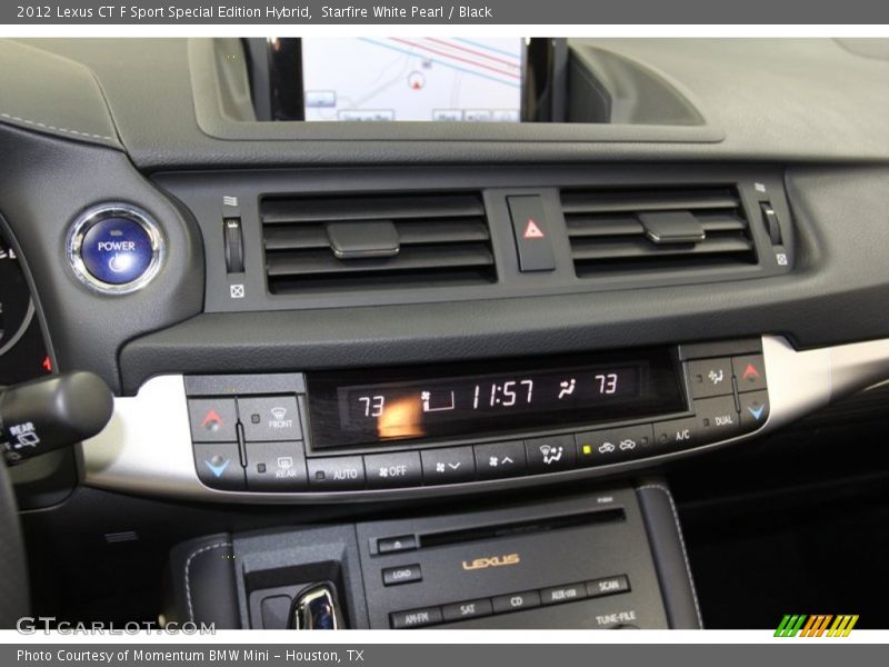 Controls of 2012 CT F Sport Special Edition Hybrid