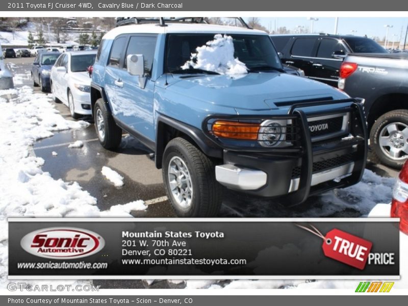 Cavalry Blue / Dark Charcoal 2011 Toyota FJ Cruiser 4WD