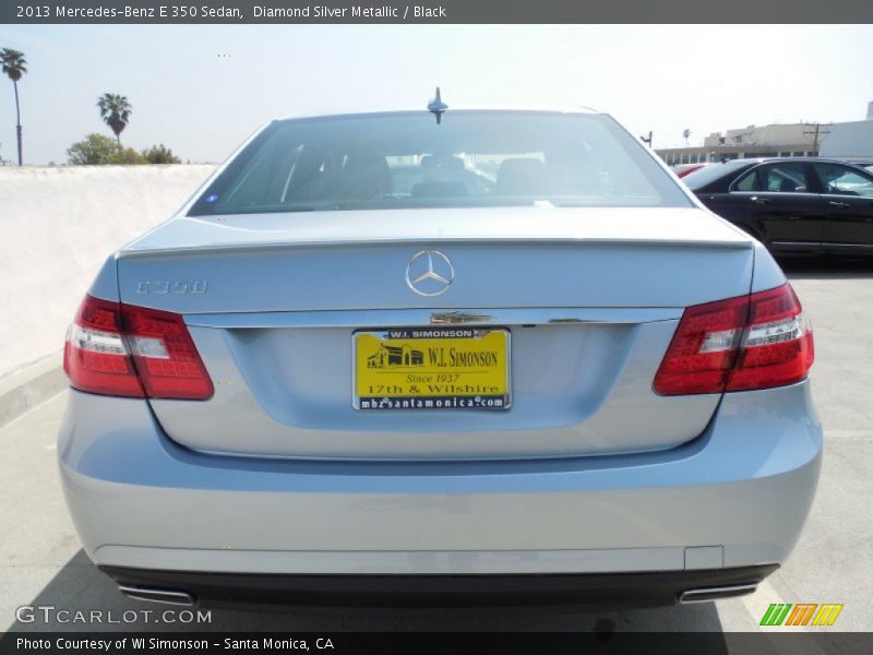 Diamond Silver Metallic / Black 2013 Mercedes-Benz E 350 Sedan