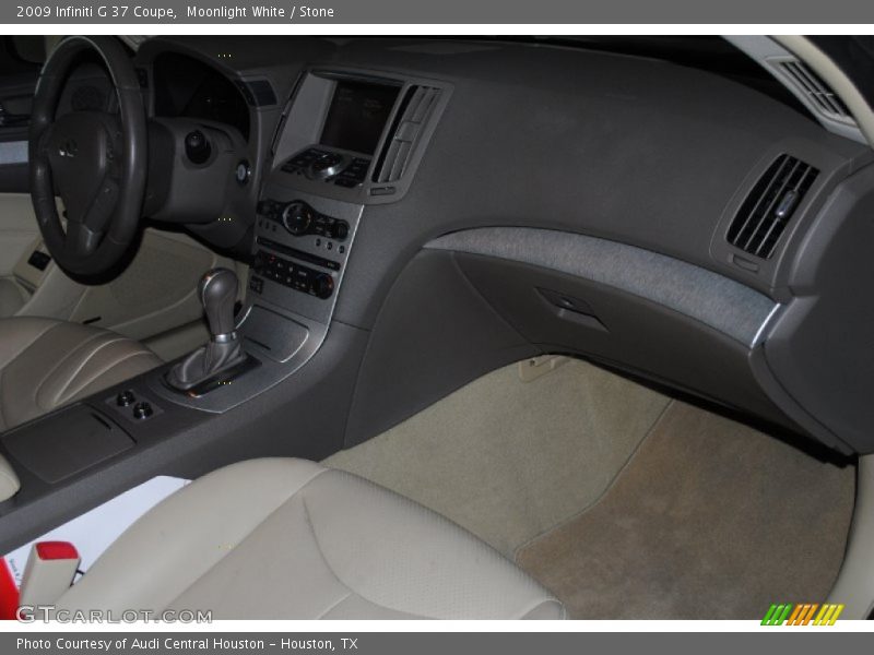 Moonlight White / Stone 2009 Infiniti G 37 Coupe