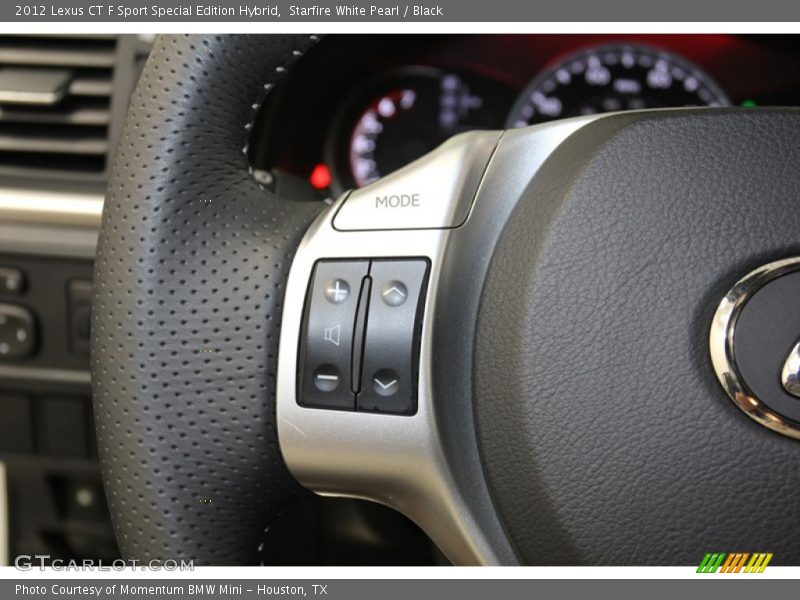 Controls of 2012 CT F Sport Special Edition Hybrid